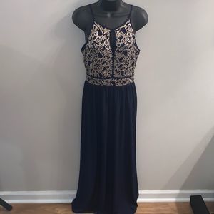 Patterned Formal Maxi Dress